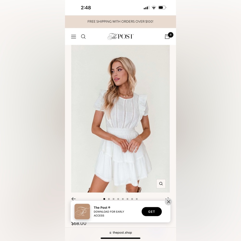 White Little Summer Dress